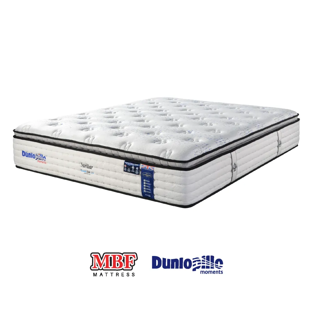 Dunlopillo Stellar - CoolSilk 2.0 Nano-G Fabric mattress, view 2 of 3