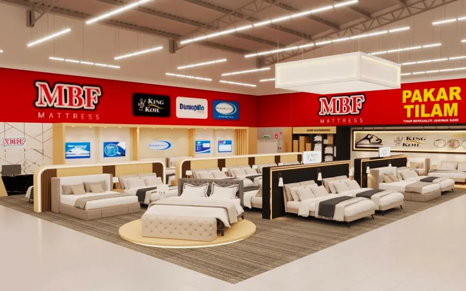 MBF Mattress Shah Alam (Giant) showroom shopfront, 40100 Shah Alam, Selangor